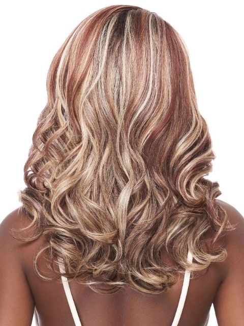 Outre  Perfect Hairline Fully Hand-Tied 13"X4" Faux Scalp HD Lace Front Wig - ELLA