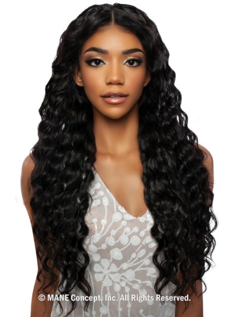 Mane Concept 100% Unprocessed Human Hair Trill Glueless HD Whole Lace Wig - LOOSE DEEP 24"-32"(TRH410124-32)