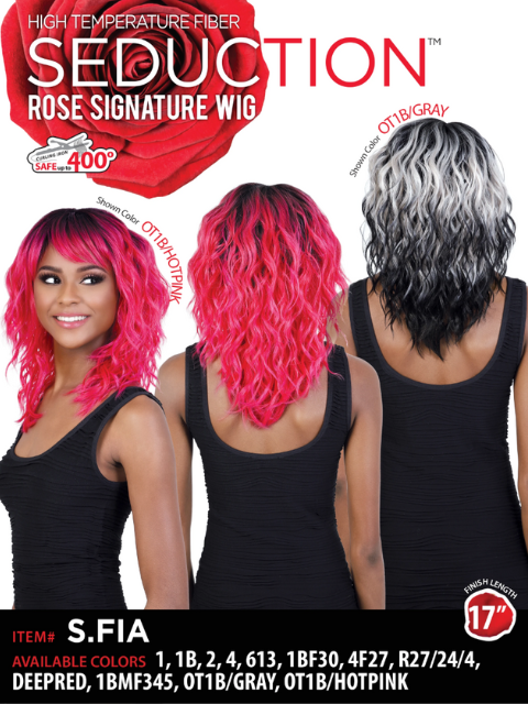 Seduction Rose Signature Synthetic Wig - S.FIA