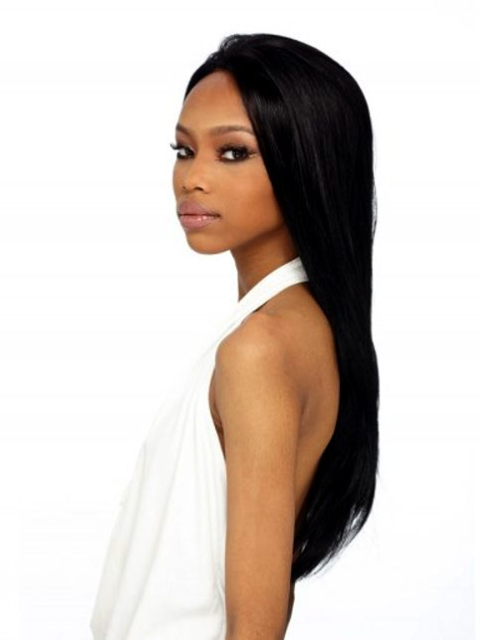 Outre Premium Purple Pack Human Hair Yaki Weave (middle length)