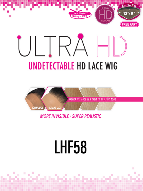 Harlem 125 Ultra HD Free Part Lace Wig - LHF58