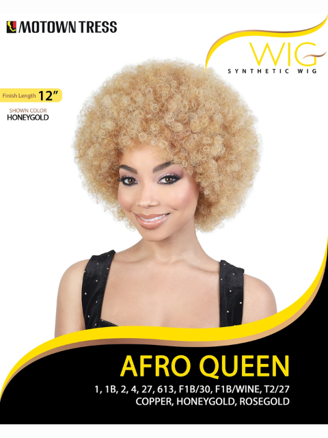 Motown Tress Premium Synthetic Wig - AFRO QUEEN