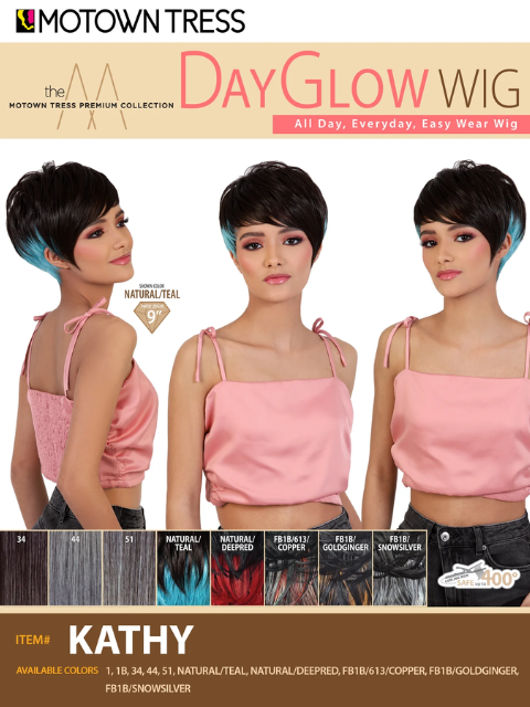 Motown Tress Premium Collection Day Glow Wig - KATHY