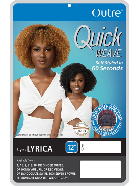 Outre Premium Synthetic Quick Weave Half Wig - LYRICA
