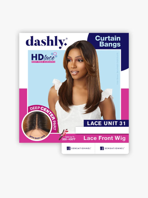 Sensationnel Dashly Deep Center Part Lace Front Wig - UNIT 31