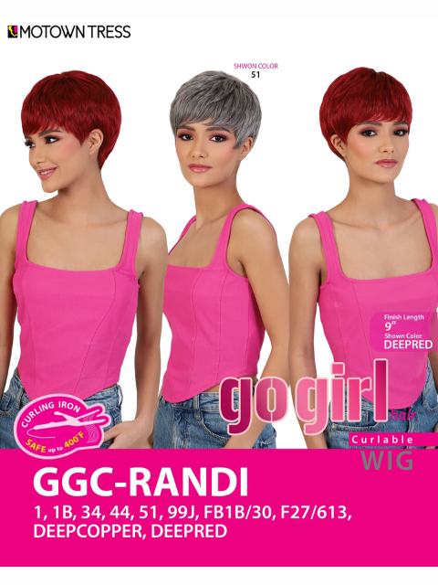 Motown Tress Go Girl Curlable Wig - GGC-RANDI
