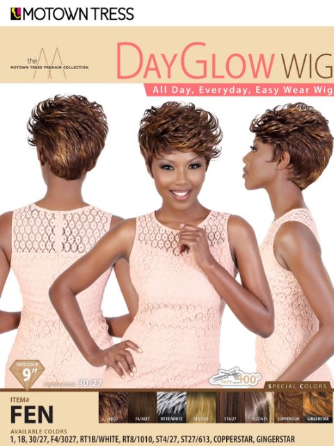 Motown Tress Premium Collection Day Glow Wig - FEN