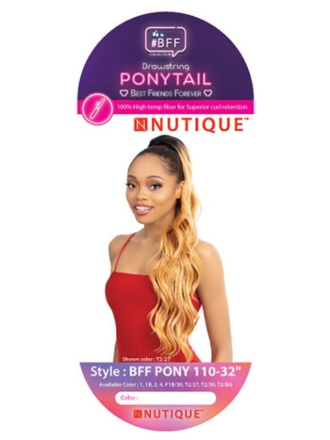 Nutique BFF Collection Synthetic Drawstring Ponytail - BFF PONY 110