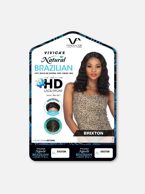 Vivica A Fox 100% Brazilian Human Hair HD Lace Front Wig - BRIXTON