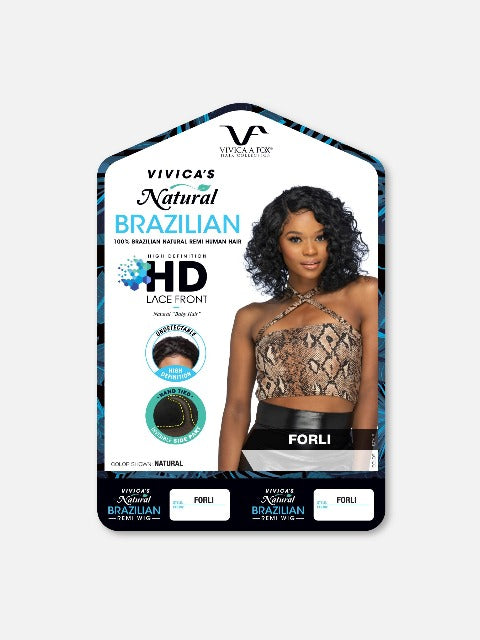 Vivica A Fox 100% Brazilian Human Hair HD Lace Front Wig - FORLI