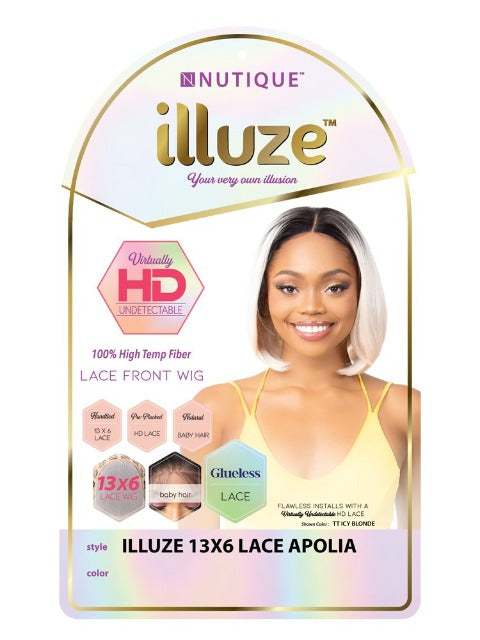 Nutique Illuze Virtually Undetectable 13x6 Glueless HD Lace Wig - APOLIA