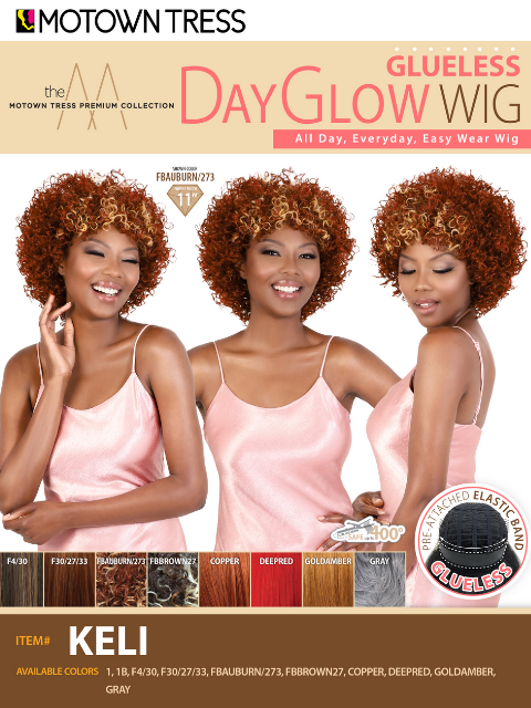 Motown Tress Premium Collection Day Glow Glueless Wig Keli Hair