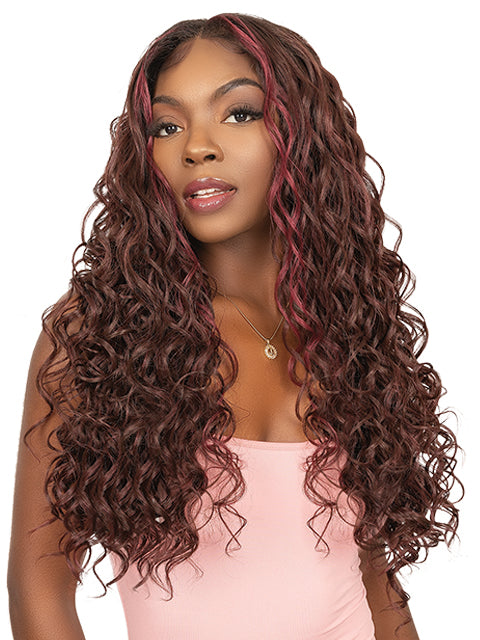 Janet Collection 100% Human Hair Prime Unimix HD 360 with 13X6 Frontal Part Glueless HITA Lace Wig