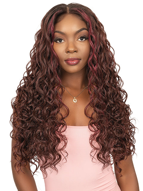 Janet Collection 100% Human Hair Prime Unimix HD 360 with 13X6 Frontal Part Glueless HITA Lace Wig
