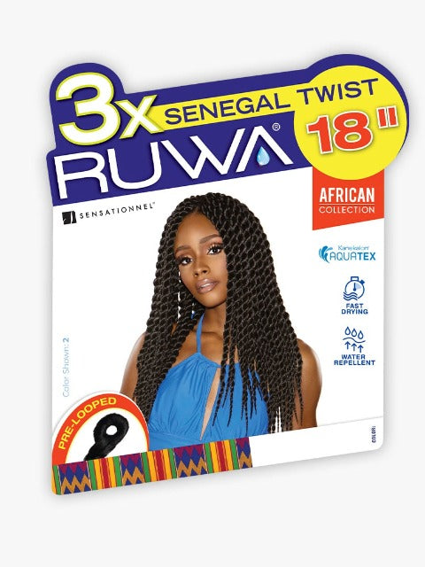 Sensationnel African Collection 3X RUWA SENEGAL TWIST 18"