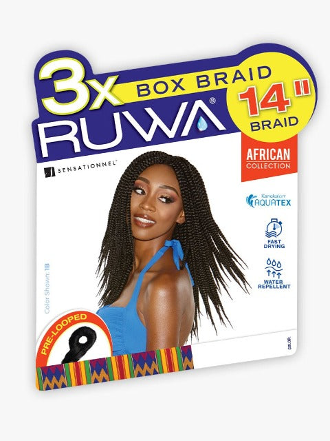 Sensationnel African Collection 3X RUWA BOX BRAID 14"