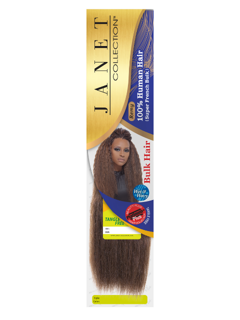 Janet Collection 100% Human Hair SUPER FRENCH BULK 18" (Limited Edition)