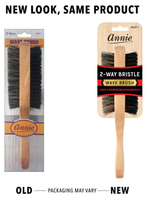 Annie 2-way Wave Boar Bristle Brush Soft and Hard  #2071