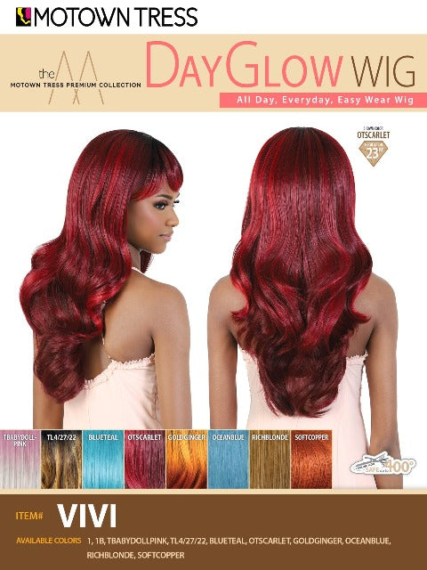 Motown Tress Premium Collection Day Glow Wig - VIVI