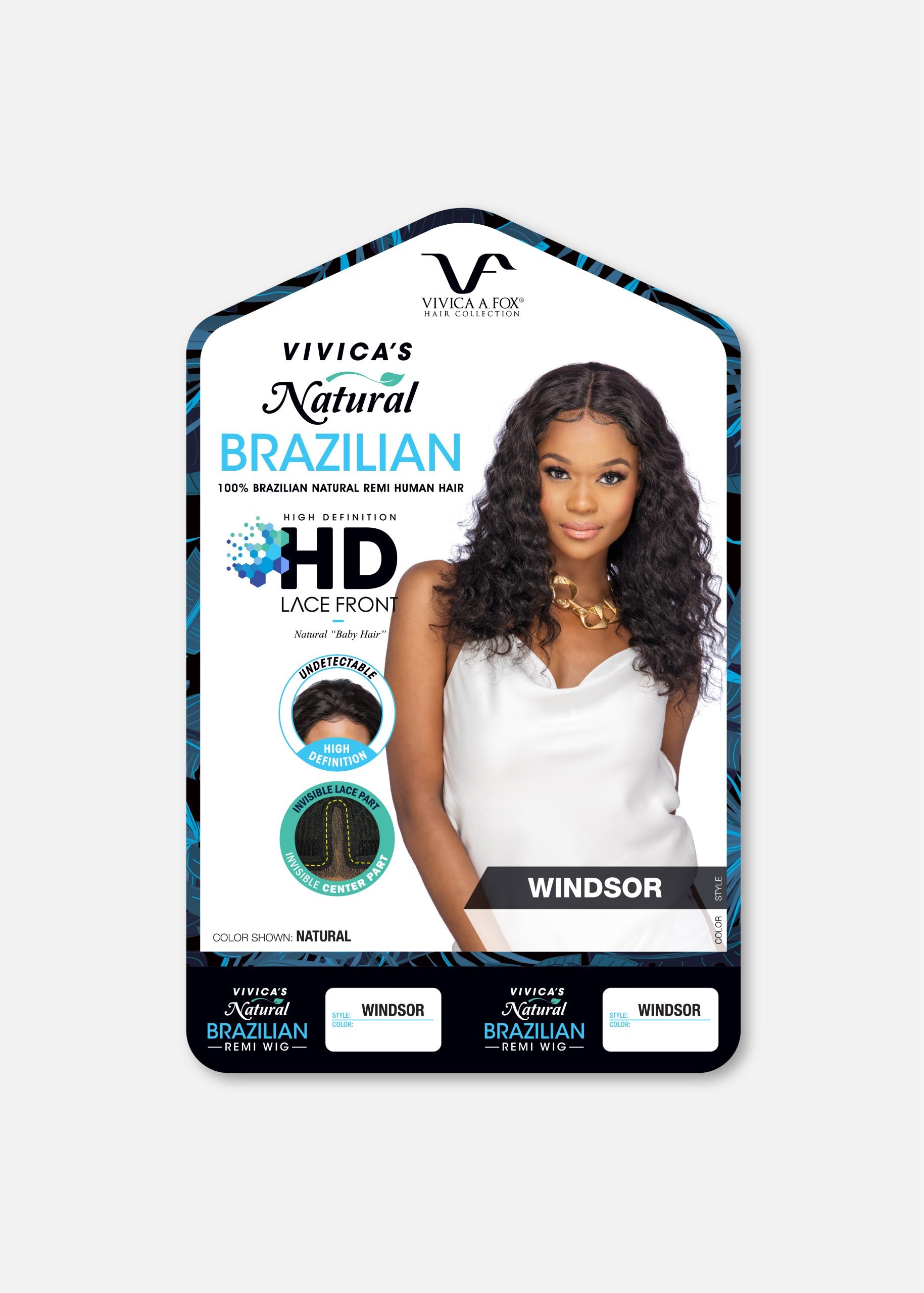 Vivica A Fox 100% Brazilian Human Hair HD Lace Front Wig - WINDSOR