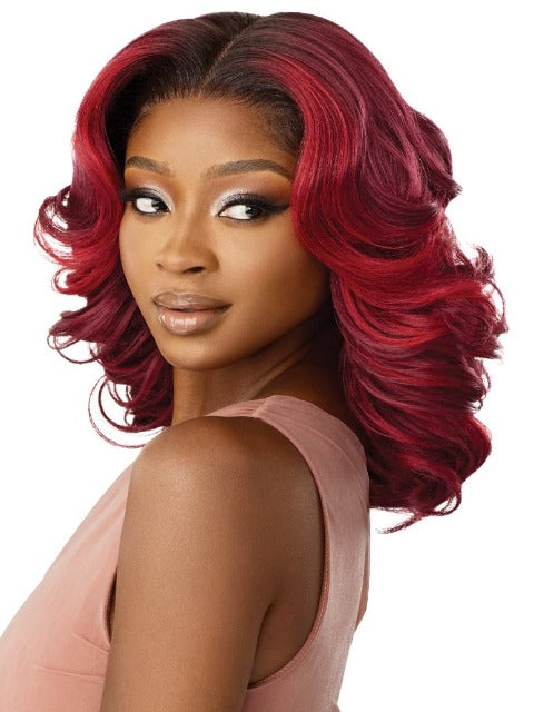 Outre 100% Human Hair Blend 5"x5" Glueless Lace Closure Wig - HHB-BODY WAVE 16"