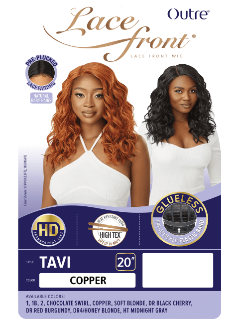 Outre HD Transparent Glueless Lace Front Wig - TAVI