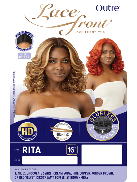 Outre HD Transparent Glueless Lace Front Wig - RITA