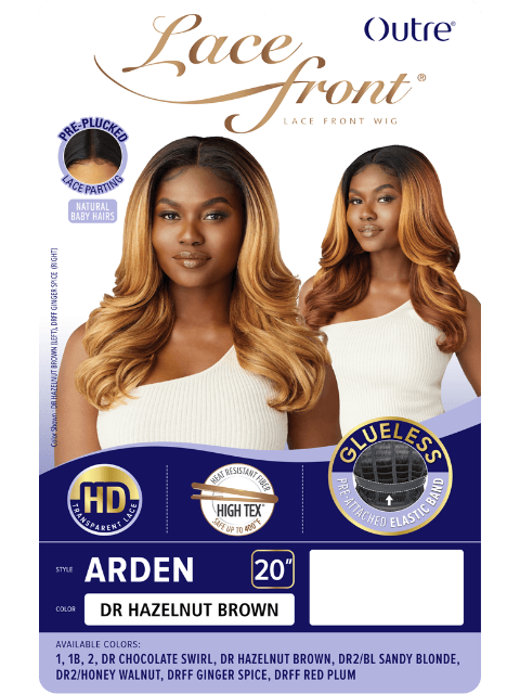 Outre HD Transparent Glueless Lace Front Wig - ARDEN