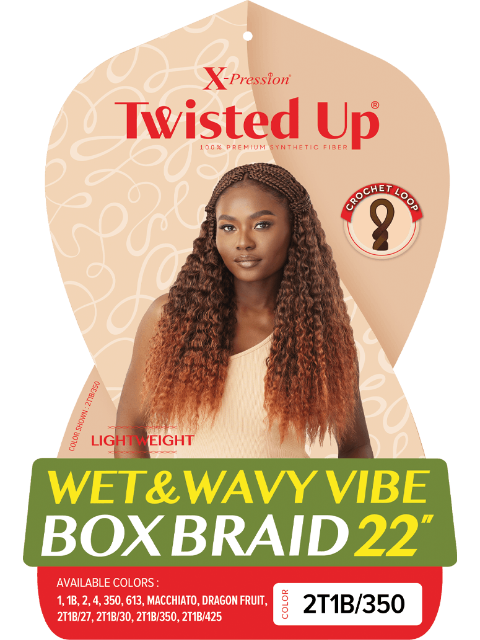 Multi Pack Deal Outre X Pression Twisted Up Crochet Braid Wet And Wavy Hair Stop And Shop