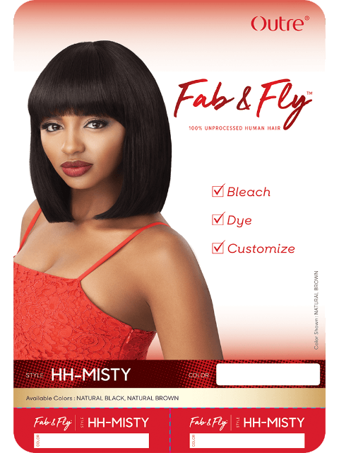 Outre Premium Fab & Fly Human Hair Wig - MISTY