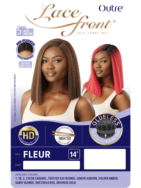 Outre HD Transparent Glueless Lace Front Wig - FLEUR