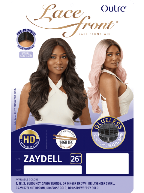 Outre HD Transparent Glueless Lace Front Wig - ZAYDELL
