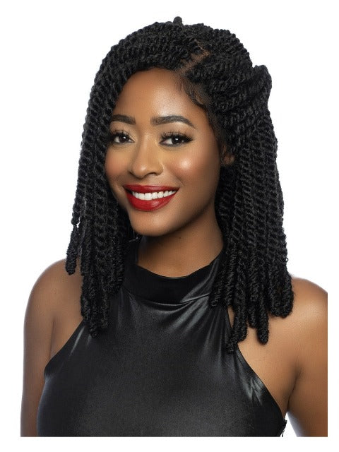 Mane Concept HD Inspire Braid 13x4 Free Part Lace Front Wig - RCHB211 INVISIBLE LOCS 14"