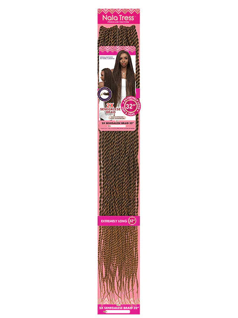 [MULTI PACKS DEAL] Janet Collection Nala Tress 2X SENEGALESE Crochet Braid 32" -5 PCS