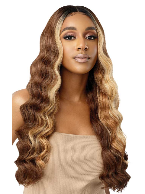 Outre Premium Synthetic HD Transparent Swiss Lace Front Wig - ARLENA 26
