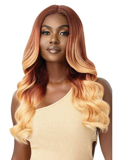 Outre Premium Synthetic HD Transparent Swiss Lace Front Wig - OCEANE