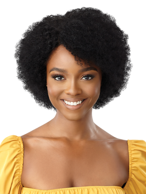 Outre 100% Human Hair Daily Lace Part Wig - NATURAL AFRO