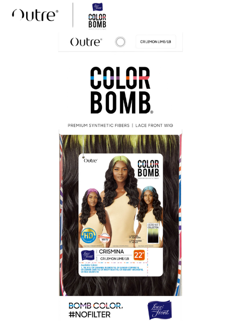 Outre Color Bomb Premium Synthetic Lace Front Wig - CRISMINA