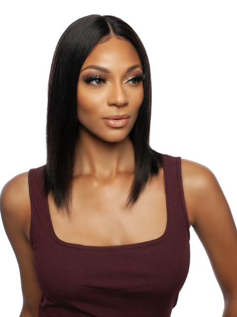Mane Concept Trill 100% Unprocessed Human Hair HD Lace Front Wig - TR207 ROTATE PART STRAIGHT 14"