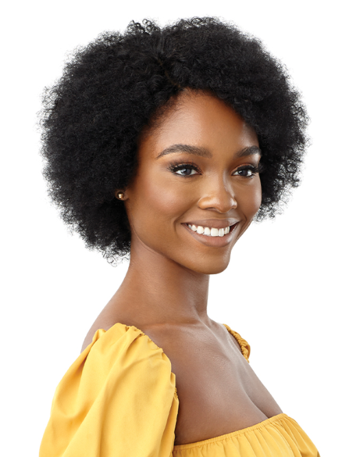 Outre 100% Human Hair Daily Lace Part Wig - NATURAL AFRO
