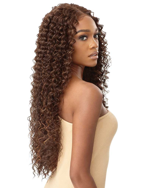 Outre Human Hair Blend 360 Edge 13x6 Glueless HD Lace Front Wig - KAYREENA