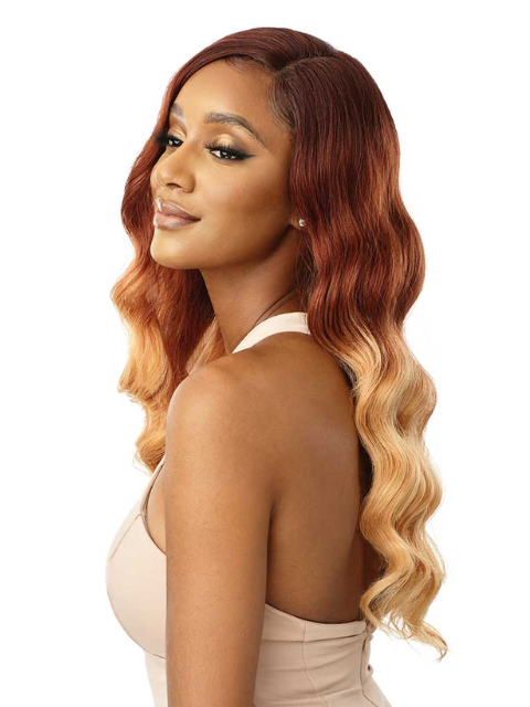 Outre Premium Synthetic HD Transparent Swiss Lace Front Wig - TENALIE