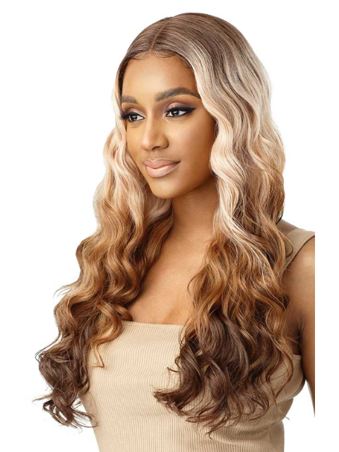 Outre Premium Synthetic HD Transparent Swiss Lace Front Wig - ARLENA 26