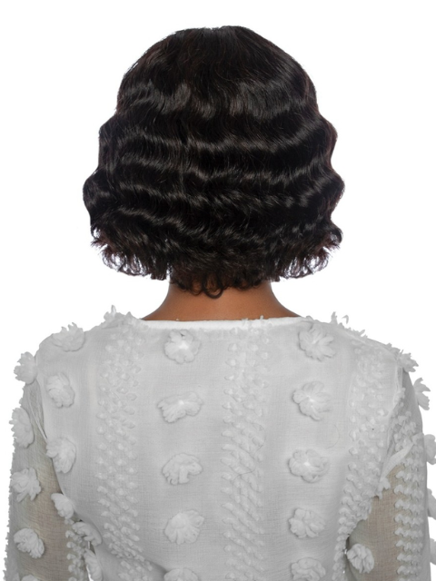 Mane Concept Trill 100% Unprocessed Human Hair HD Lace Front Wig - TR202 ROTATE PART OCEAN WAVE 10"