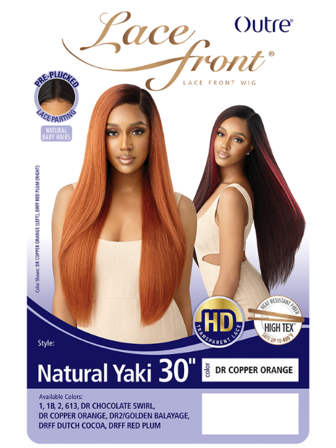Outre Premium Synthetic HD Lace Front Wig - NATURAL YAKI 30