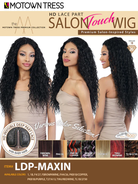 Motown Tress Salon Touch HD Lace Part Wig - LDP-MAXIN