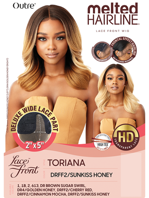Outre Melted Hairline Premium Synthetic Glueless HD Lace Front Wig - TORIANA