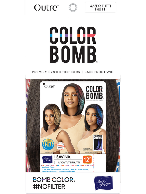 Outre Color Bomb Premium Synthetic HD Lace Front Wig - SAVINA