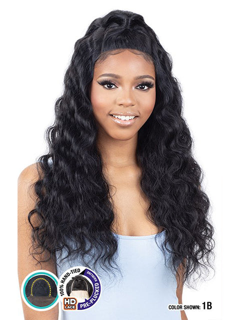Model Model Premium Synthetic Half Up HD Lace Wig - ANGIE