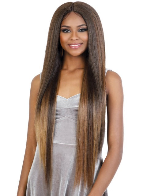 Motown Tress Premium Human Hair Blend Glam Touch Lace Wig - HBL.FREE32